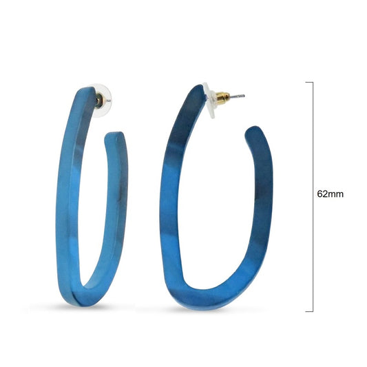 Resin Hoop Earrings, photo 2