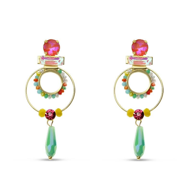 Colourful glass beads