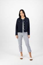 Jacket Frilled Hem