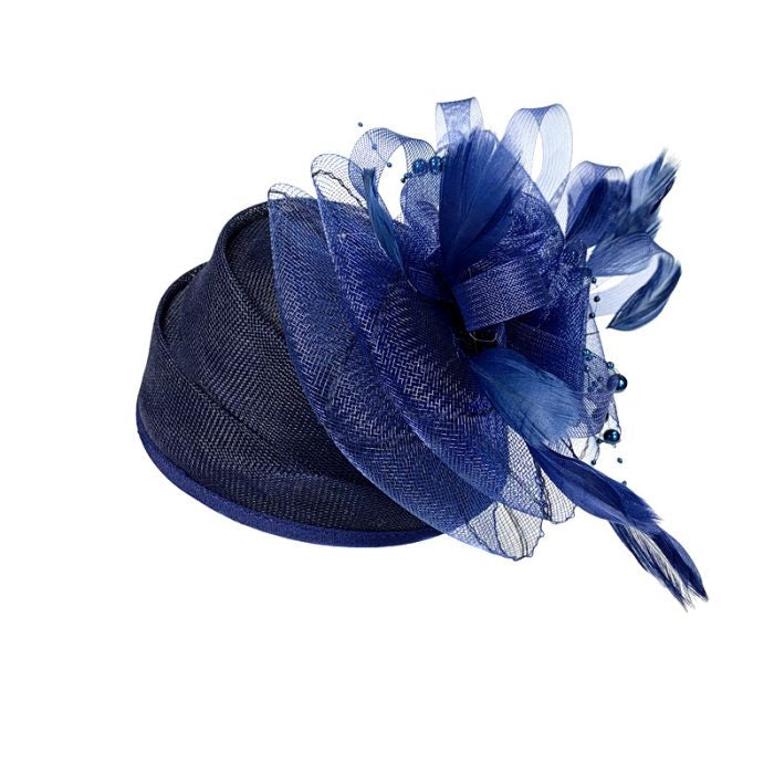 Navy Hat Fascinator