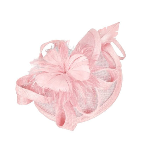 Soft Pink Fascinator by Autun