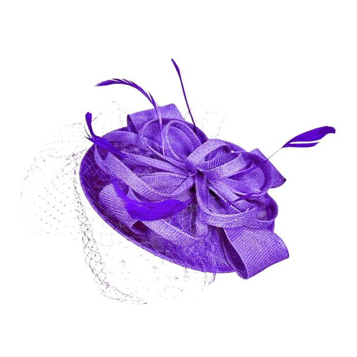 Fascinator Purple