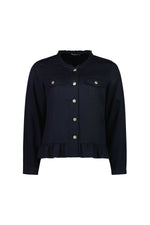 Jacket Frilled Hem
