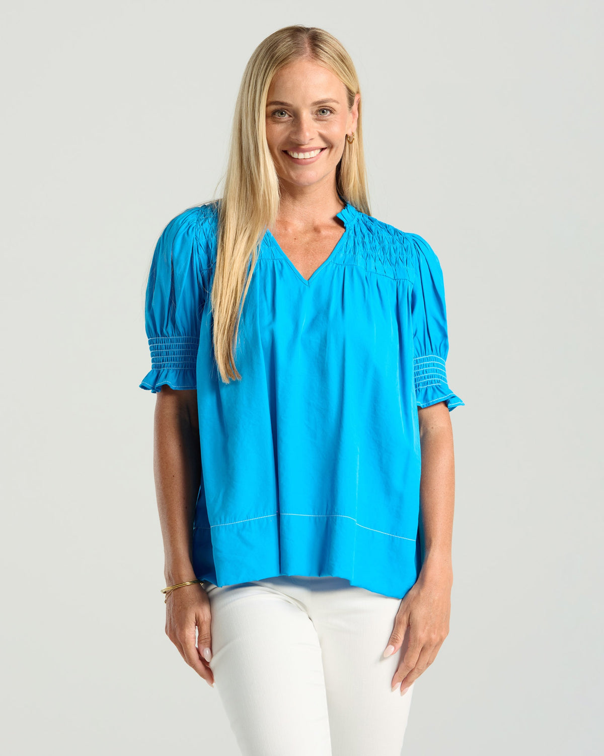 Rosella Stitch Detail Top