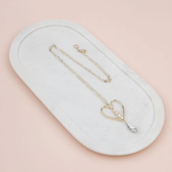 Heart with Pearl