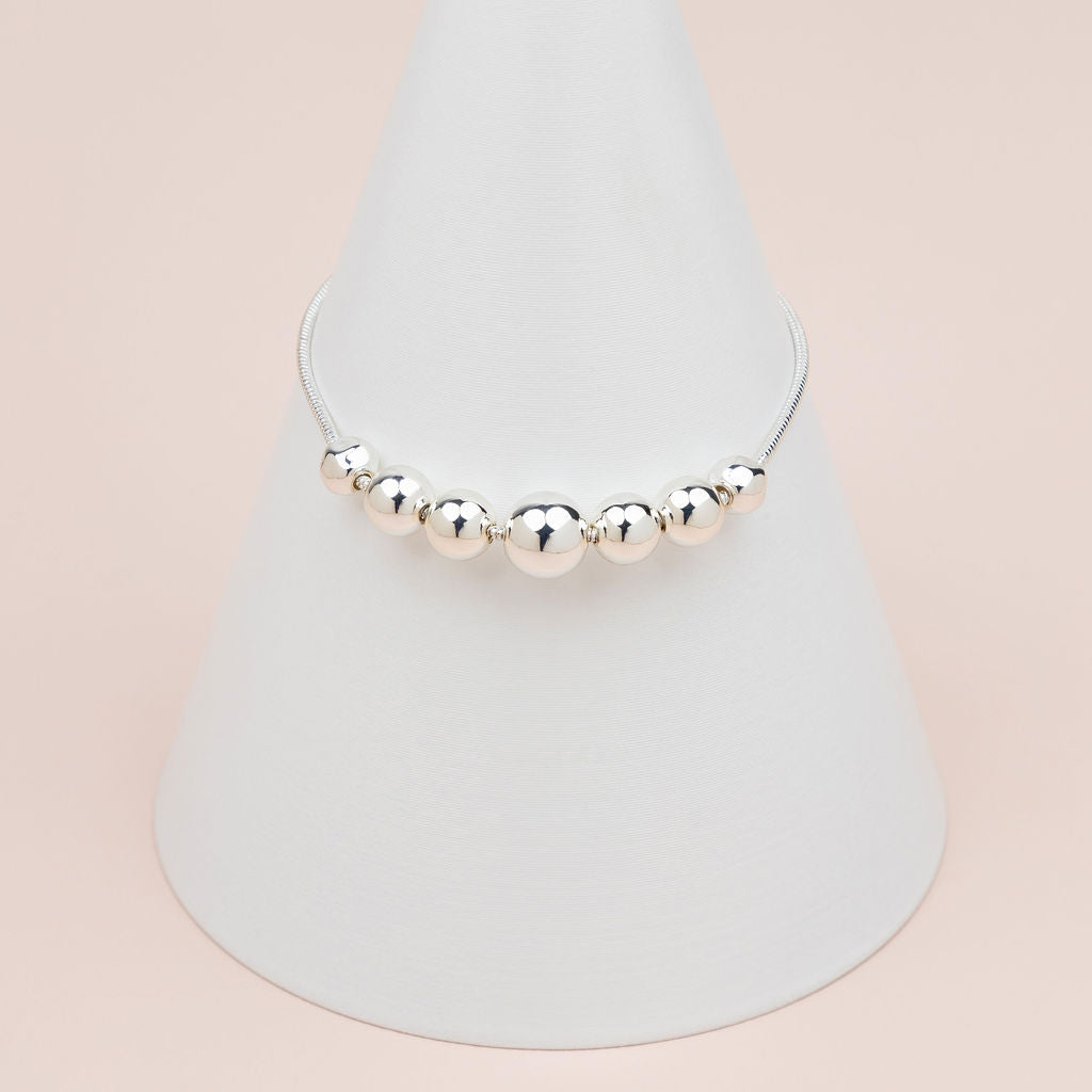 Adjustable Silver Bracelet by LillyCo, photo 2