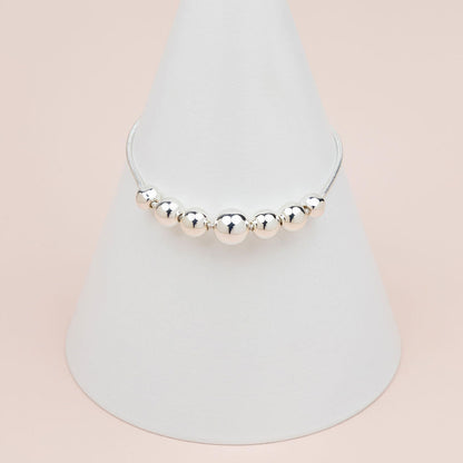 Adjustable Silver Bracelet by LillyCo, photo 2
