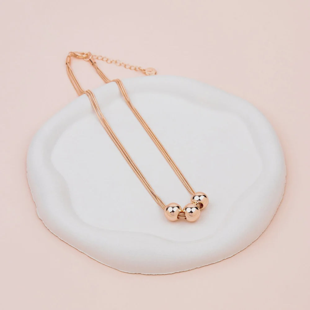 Rose Gold 3 Ball
