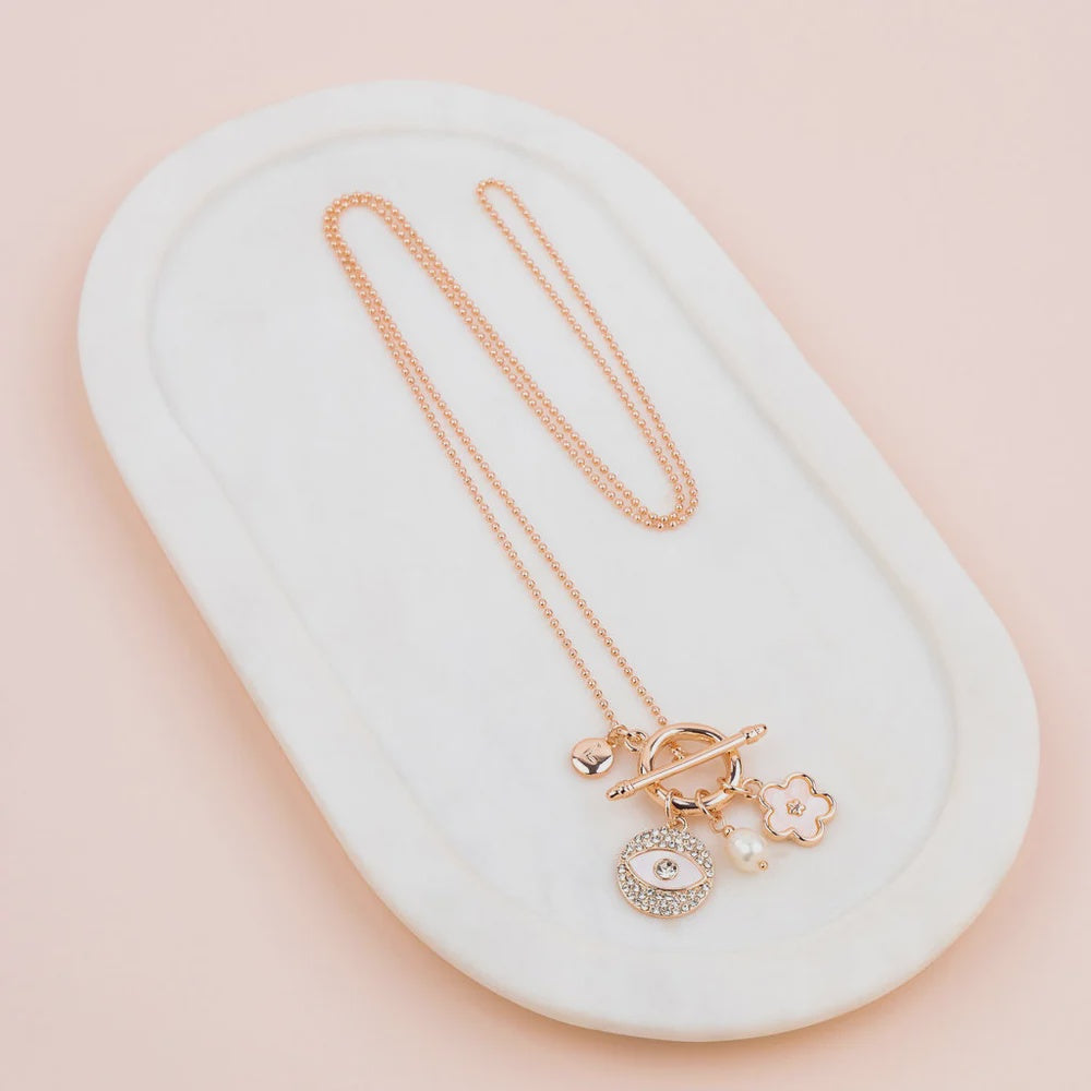 Eye Flower Rose Gold