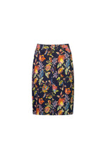 Printed skirt W/Fly
