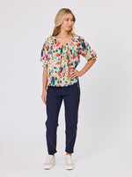 Monet Floral Top