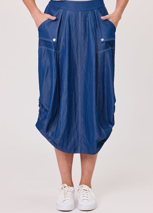 Delta Tuck Skirt by Duo, photo 2