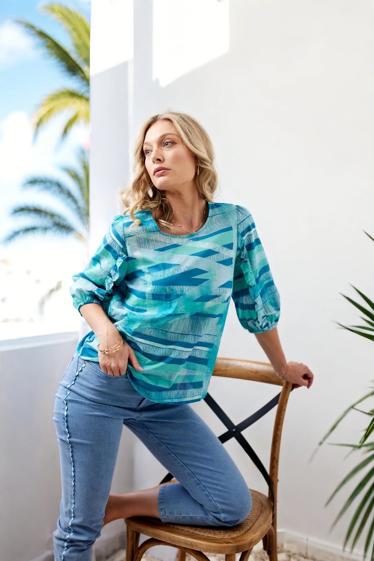 Latitude Frill Top