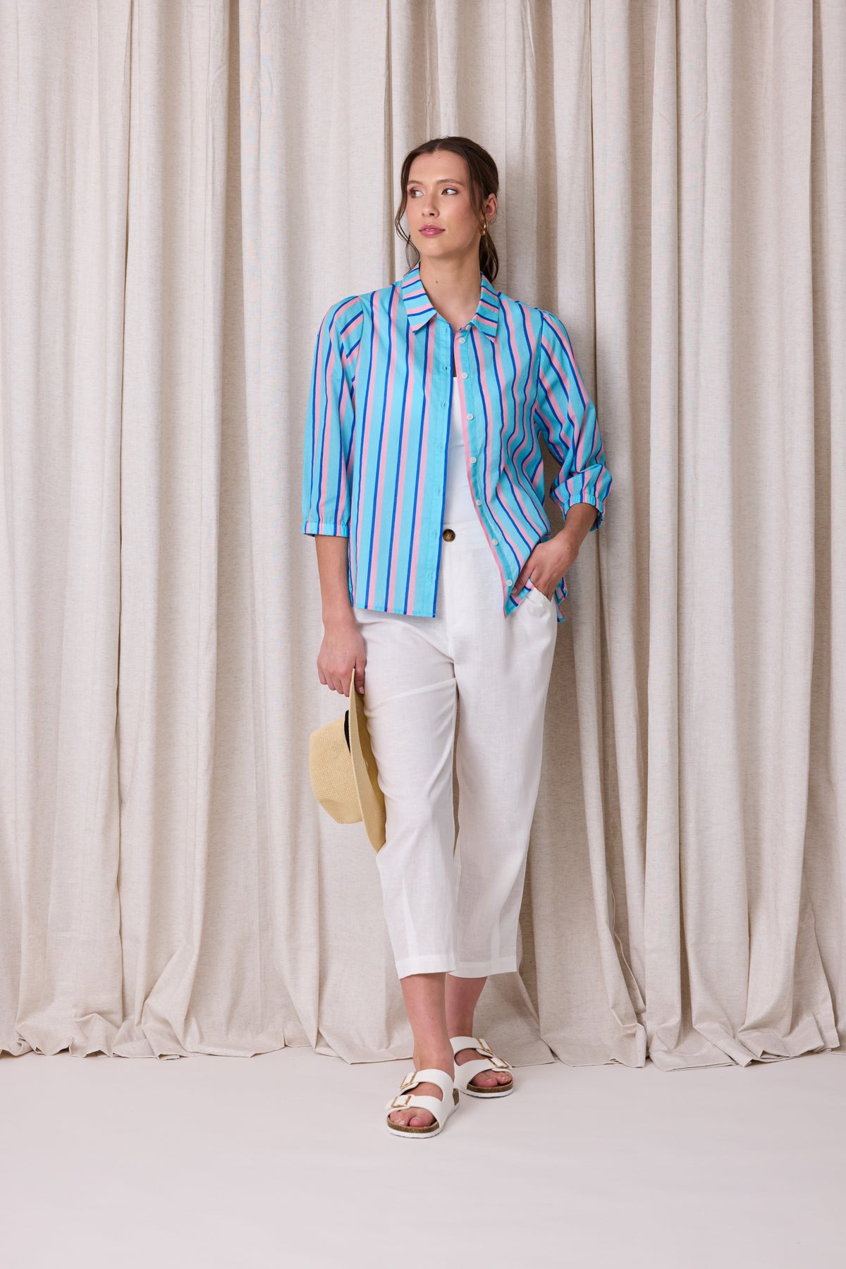 Match Stripe Shirt