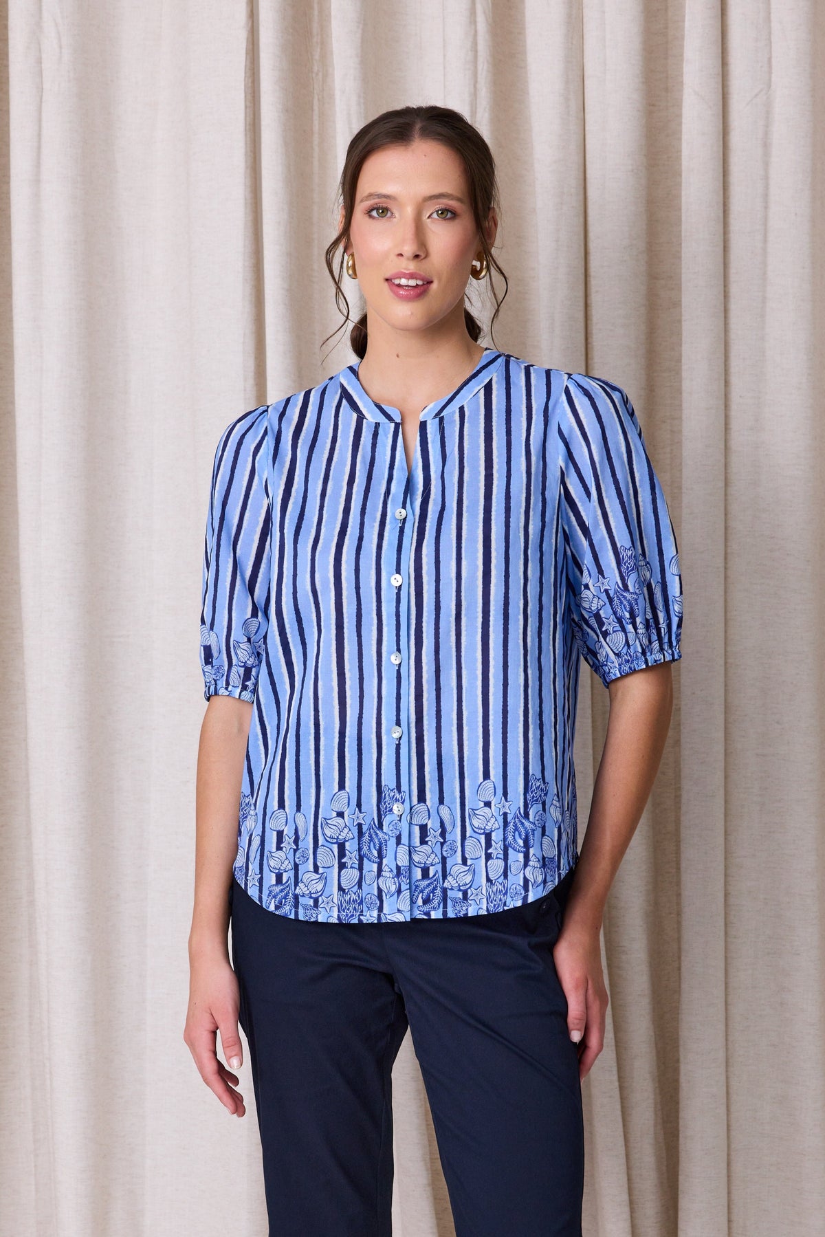 Shore Stripe Blouse