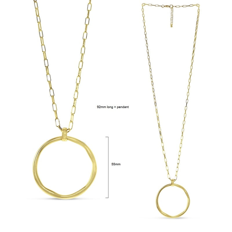 Metal Circle Gold