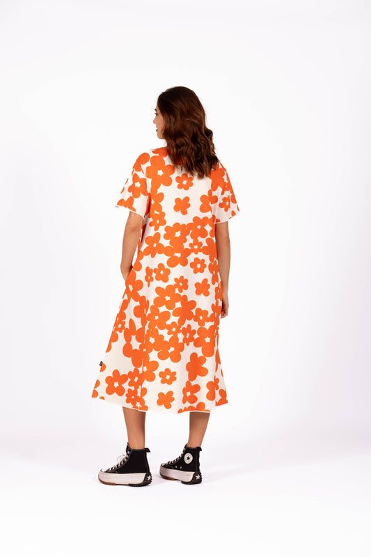 Flowline Dress Orange by Deeanne Hobbs, photo 2