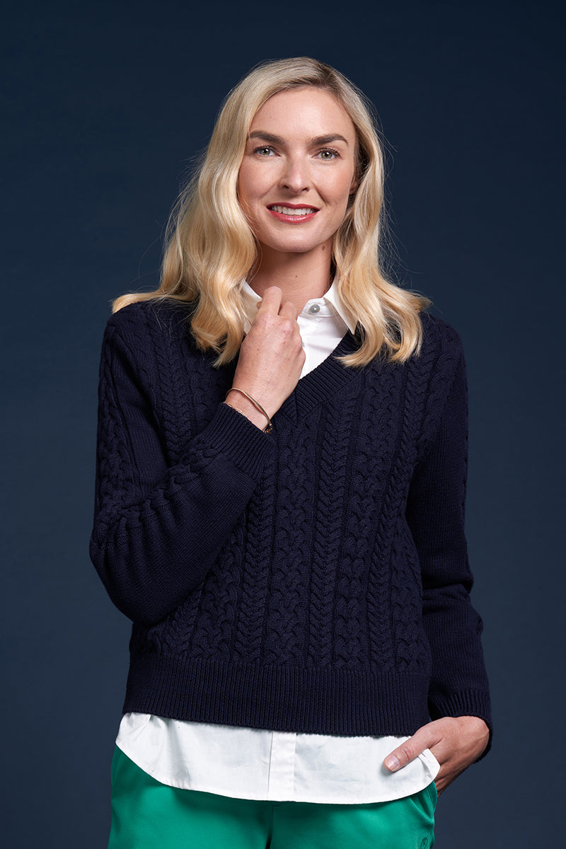 Cable Bay Sweater