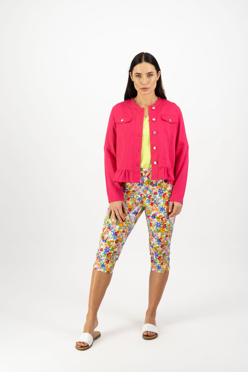 Jacket Frilled Hem