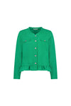 Jacket Frilled Hem