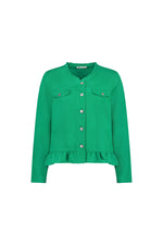 Jacket Frilled Hem