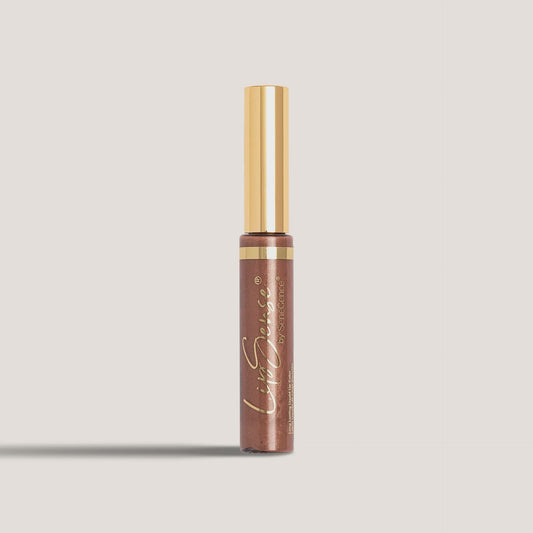 SeneGence LipSense liquid lipsticks in warm autumn shades: Legacy Lips, Dawn Rising, Caramel Latte and Apple Cider