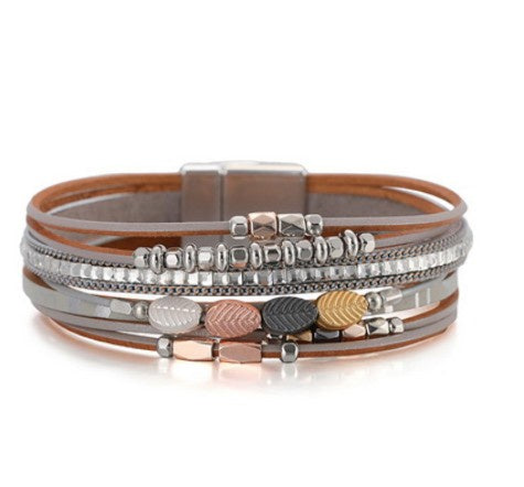 Multi Leather Bracelet