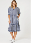 Harlequin Stripe Dress