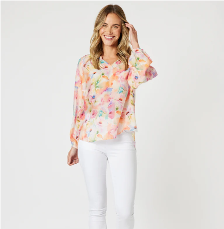 Spring Floral Top