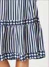 Harlequin Stripe Dress