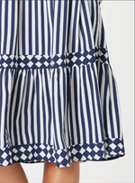 Harlequin Stripe Dress