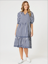 Harlequin Stripe Dress