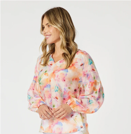 Spring Floral Top