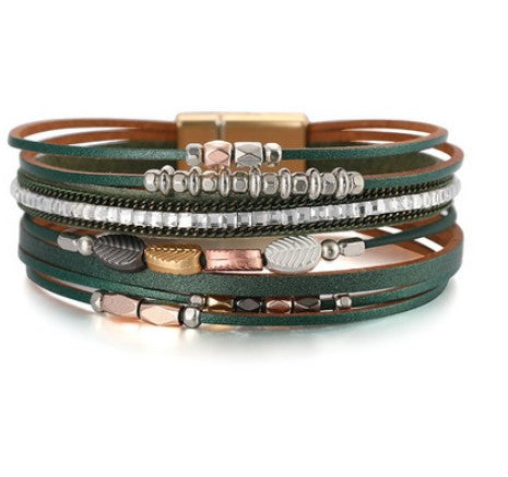 Multi Leather Bracelet