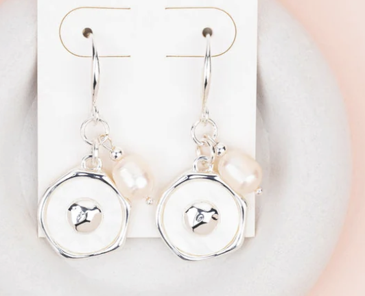 Heart Pearl Charm