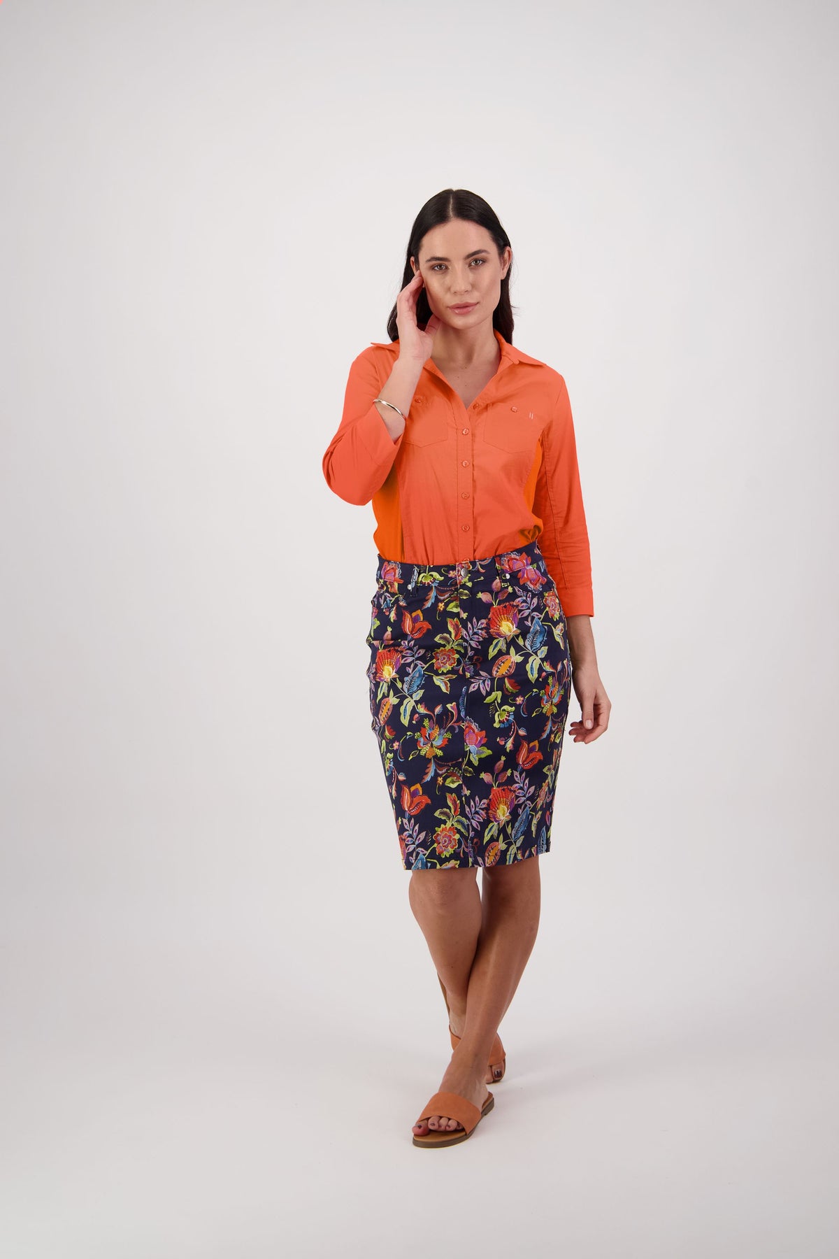 Printed skirt 372AV