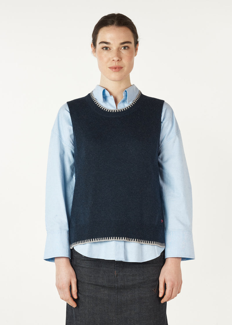 Essential two tone vest