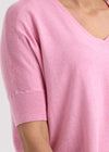 Pointelle Shoulder Top