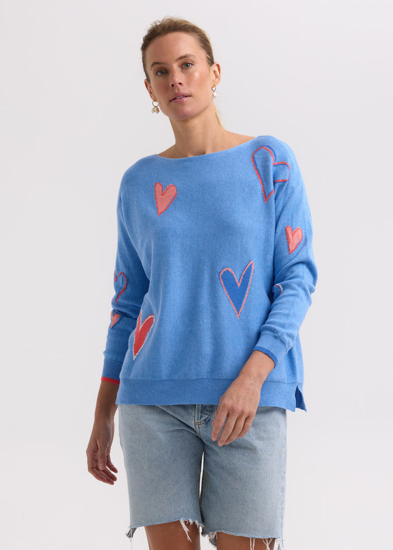 Intarsia Hearts