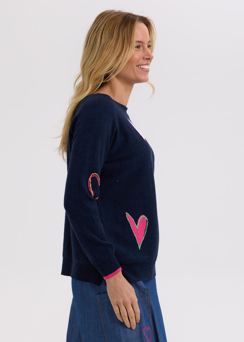Intarsia Hearts