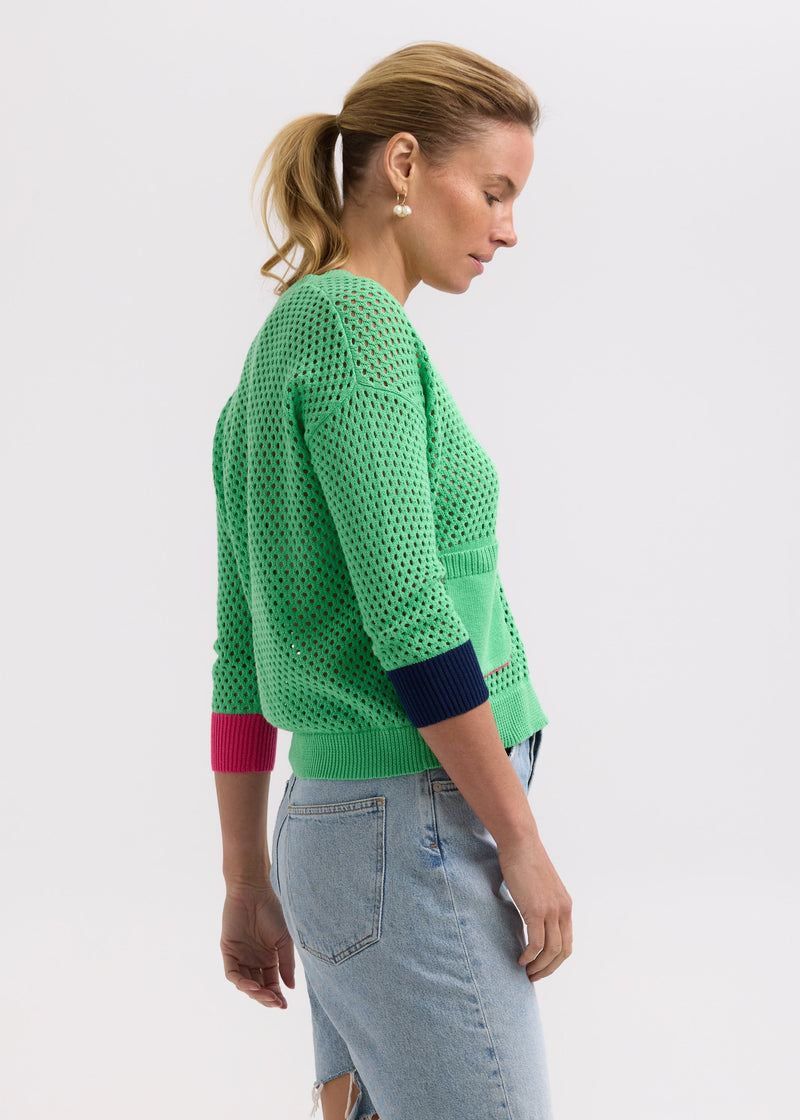 Holey Cardi