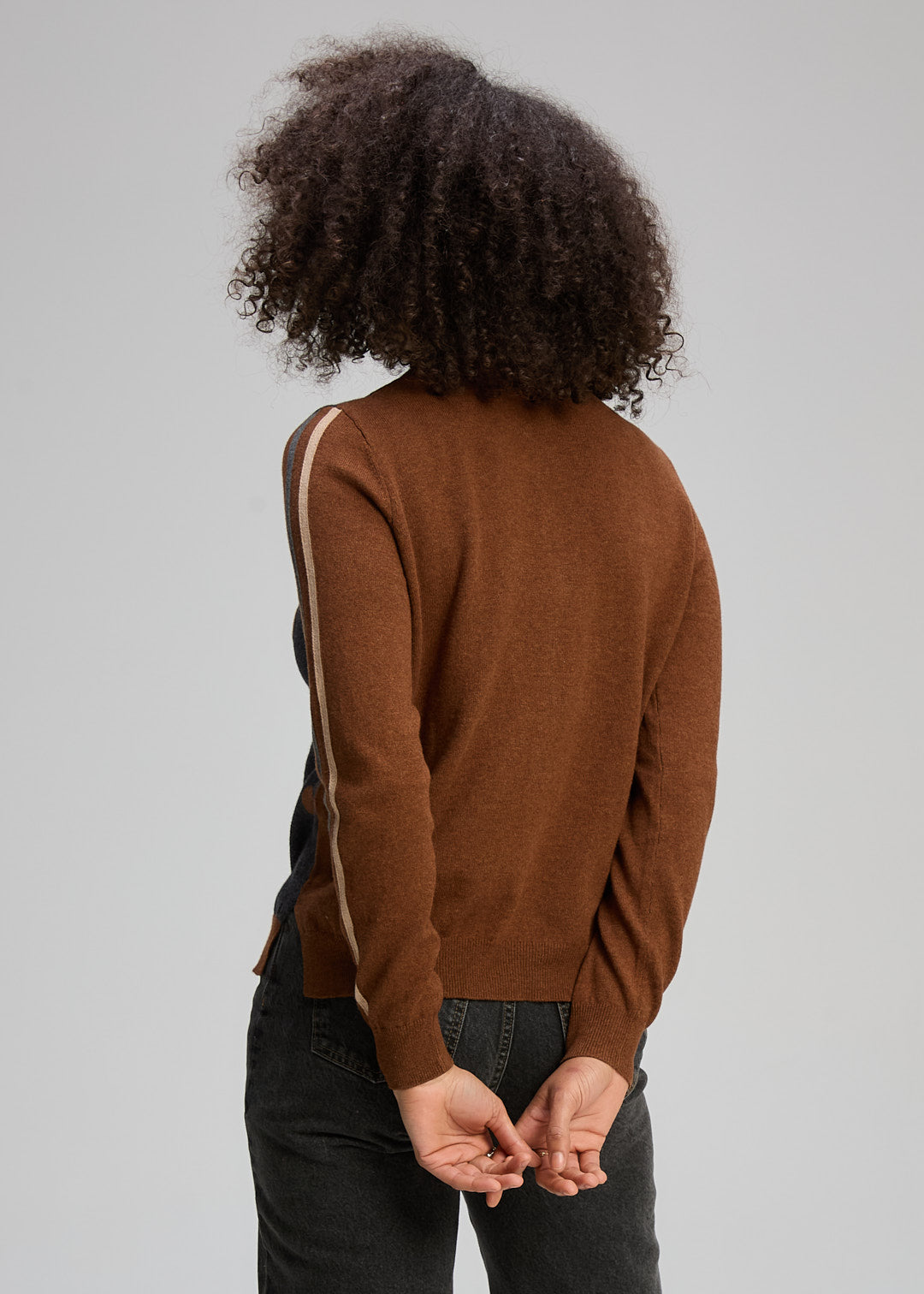 Stripe Spot Zip Up