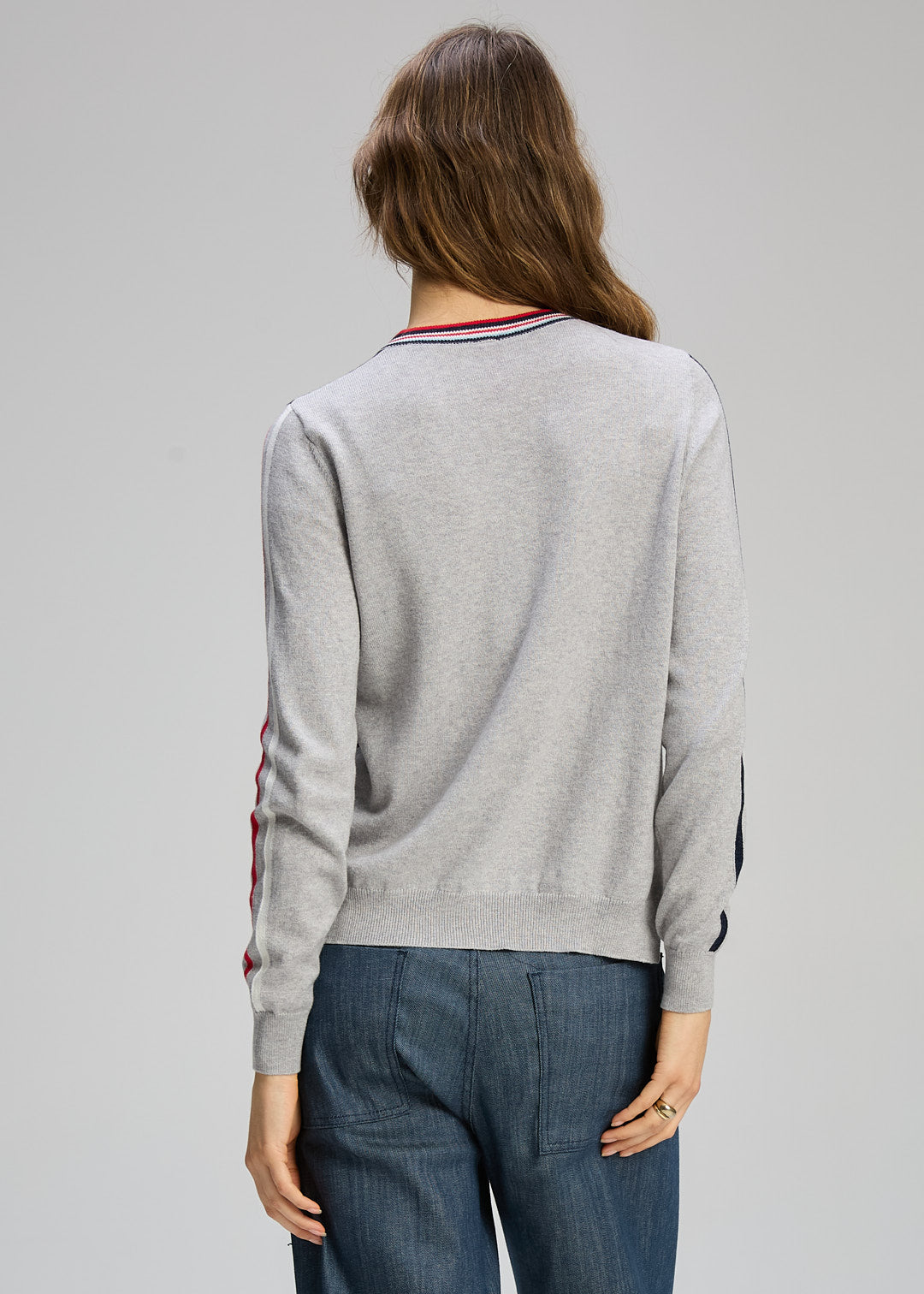 Stripe Spot Zip Up