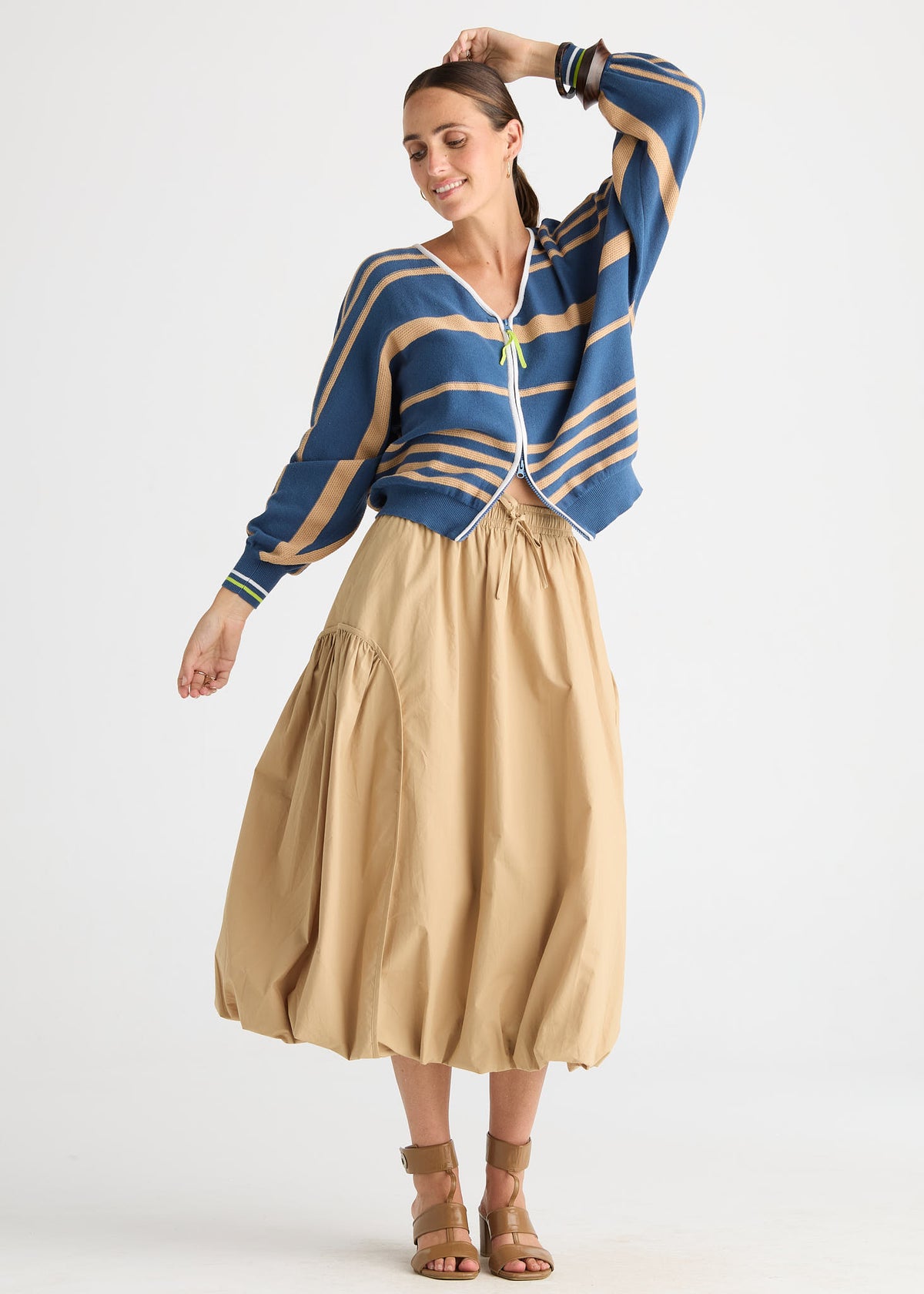 Statement Zip Cardi