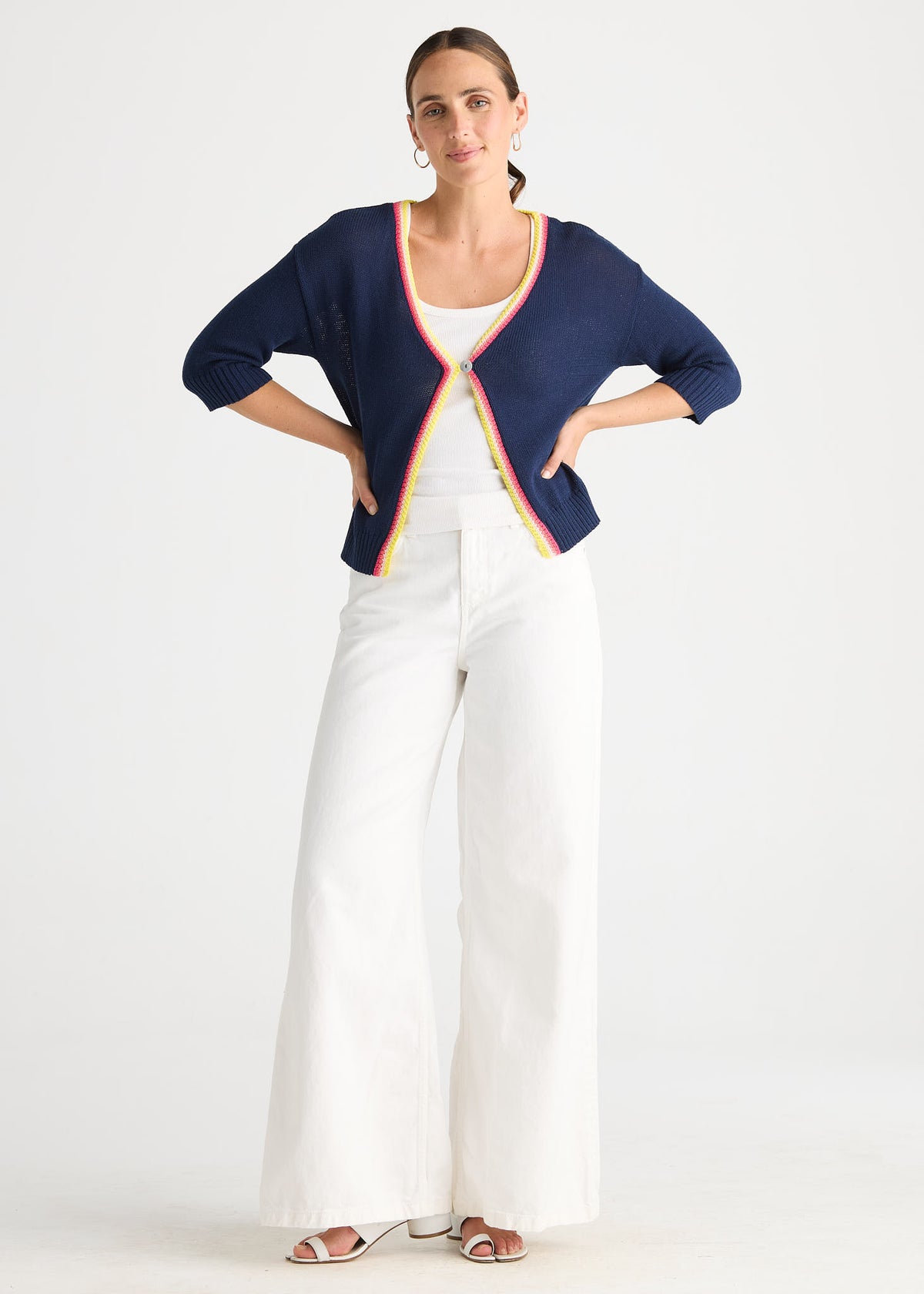 Crochet Trim Cardi