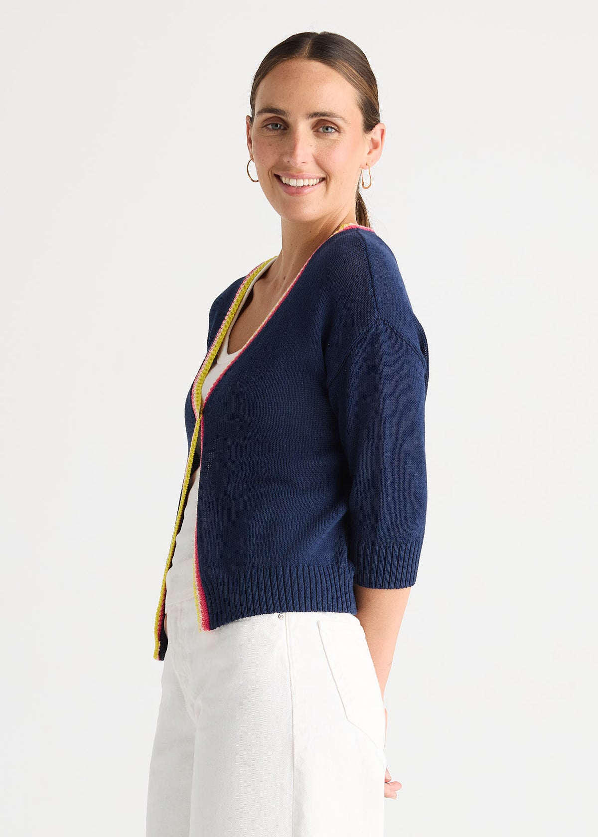 Crochet Trim Cardi