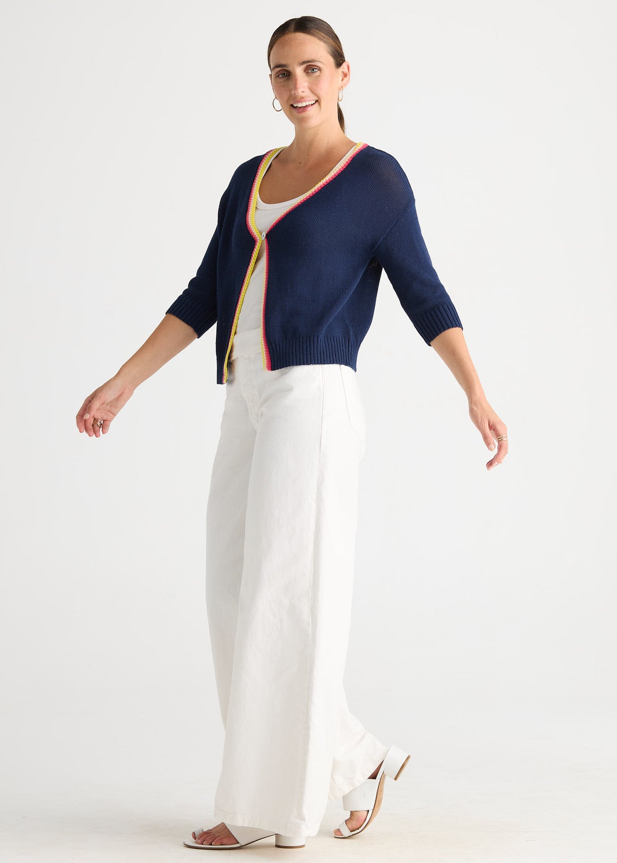 Crochet Trim Cardi