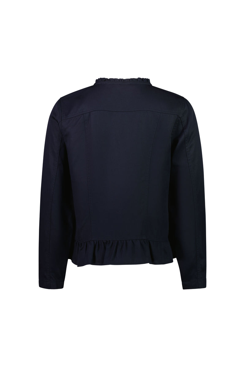 Jacket Frilled Hem
