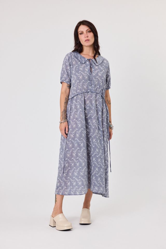 Provence Indigo Dress