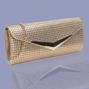Satin Glitter Clutch, photo 2